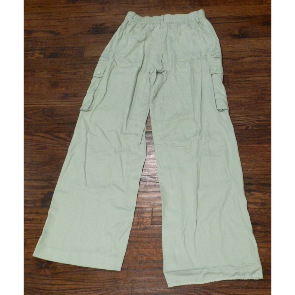 Alice + Olivia Sage Green Joette Cargo Pants Women's Size 0 READ - Picture 4 of 4